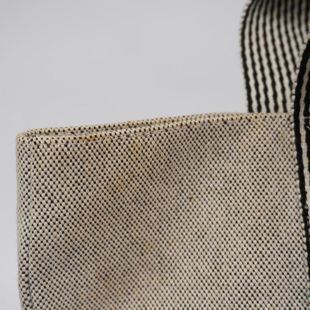 Hermes Tote Bag New Foolt Cabas Canvas Grey Women's - Picture 11 of 17